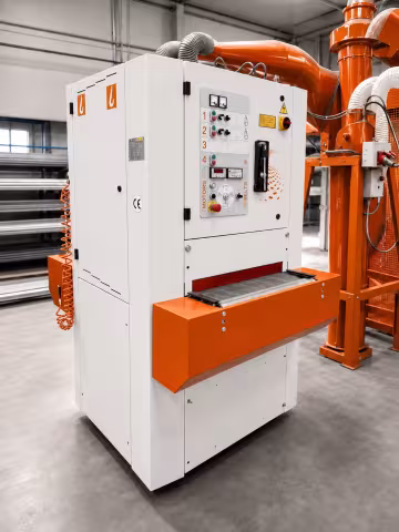 Deburring and grinding station