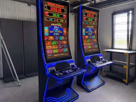 The finished premium enclosure for an interactive terminal