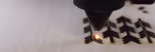 CO2 laser cutting plywood