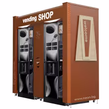 DOUBLE VENDING COVER FOLDING TABLE