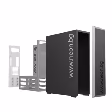PC enclosure explosion front