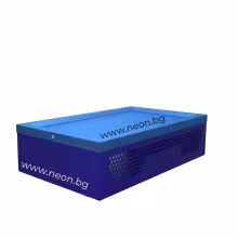 enclosure with cover front