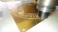 Engraving brass